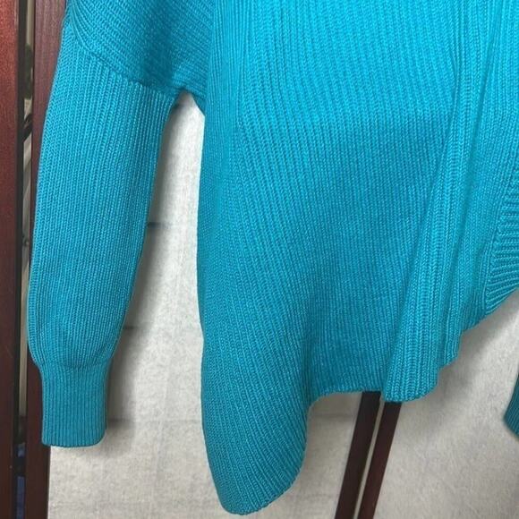 FREE PEOPLE ANTHROPOLOGIE DOWNTOWN COTTON BLEND RIBBED SWEATER SIZE S/P - Picture 4 of 8